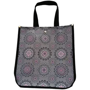 ساک دستی مدل دکمه‌ای طرح اسلیمی