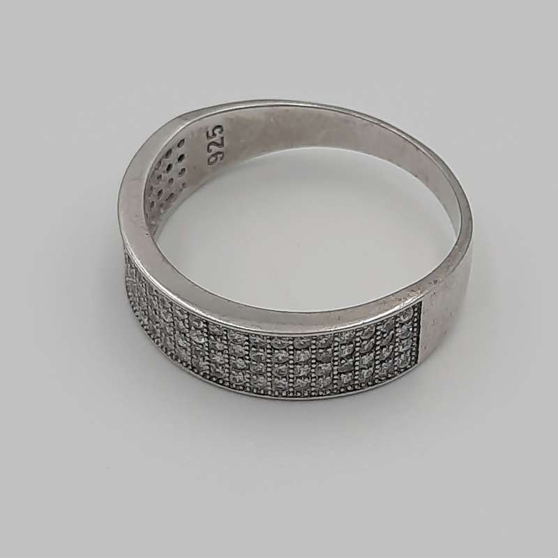 انگشتر نقره زنانه مدل جواهری 20258