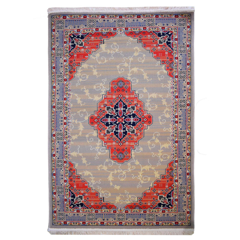 گلیم ماشینی ستاره كوير يزد مدل k-0004 گلیم ماشینی ستاره كوير يزد مدل k-0004