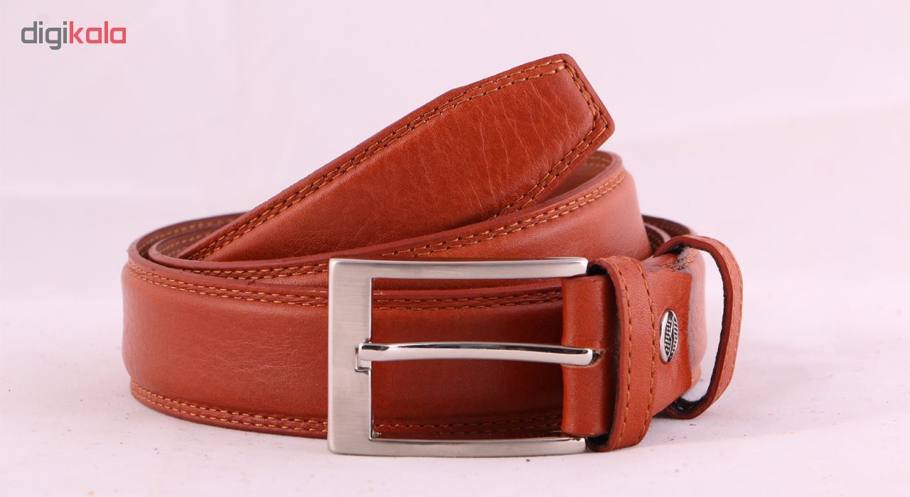 کمربند مردانه چرم ما قهو ه ای -  - 7