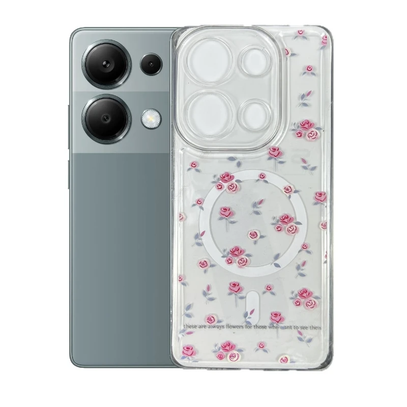 کاور طرح گلبرگ مناسب برای گوشی موبایل شیائومی Redmi Note 13 Pro 4g