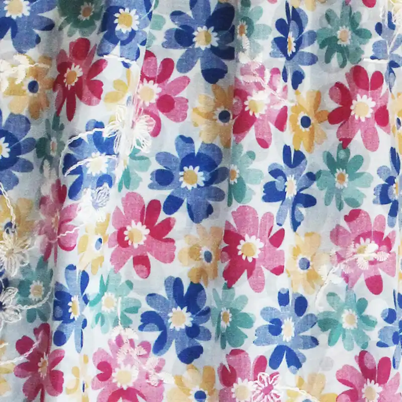 دامن چین‌دار زنانه مدل میدی کد 61 cm رنگ آبی