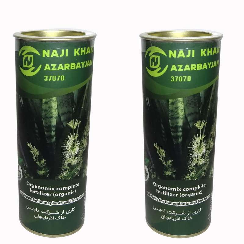 کود کامل ارگانومیکس سانسوریا ناجی خاک مدل 7D وزن 50 گرم مجموعه 2 عددی