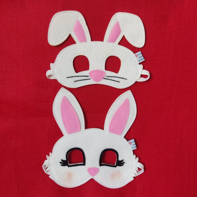 ماسک ایفای نقش رهام پاپالو مدل خرگوش مجموعه دو عددی