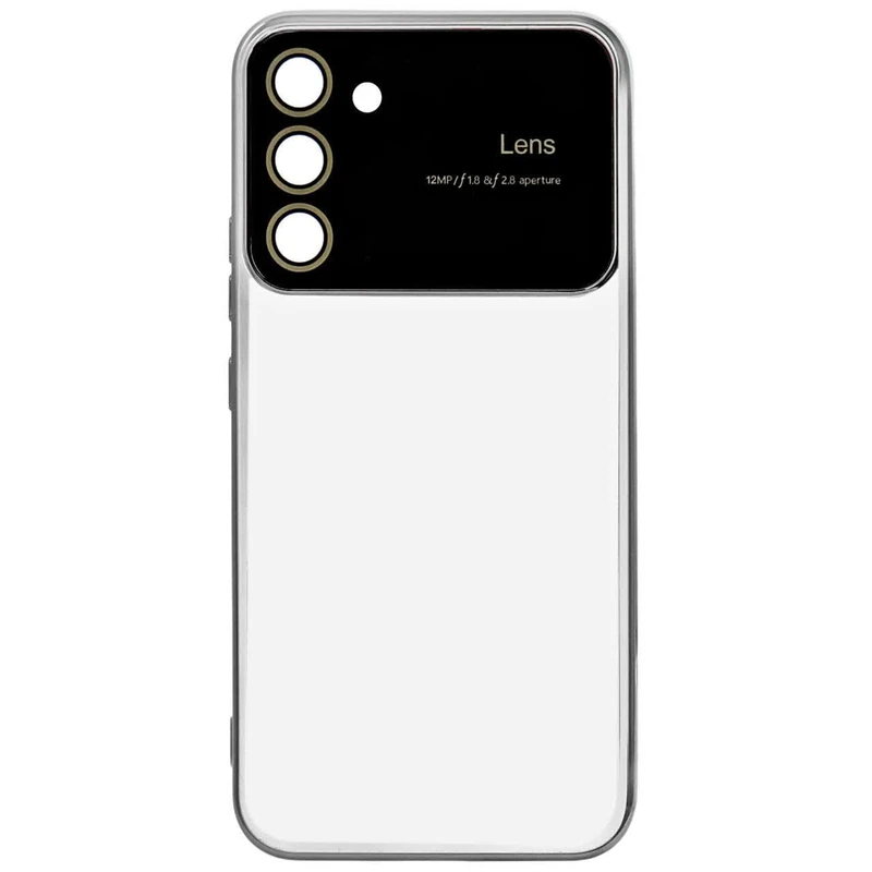 کاور قاب آوش طرح لنس مدل شفاف کد 03 مناسب برای گوشی موبایل سامسونگ GALAXY S21 FE