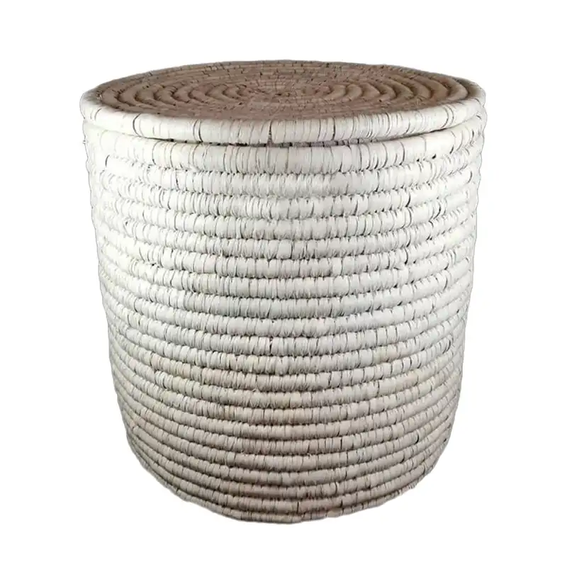 سطل برنج حصیری مدل استوانهای کد 10