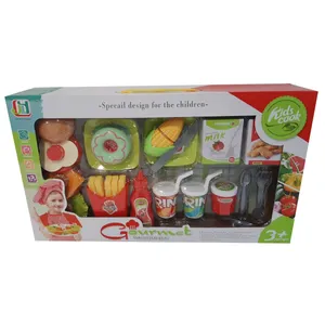 ست اسباب بازی فست فود مدل Gourmet مجموعه 15 عددی
