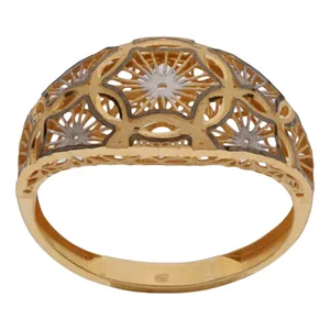 تخفیف انگشتر طلا 18 عیار زنانه طلای مستجابی مدل 20103