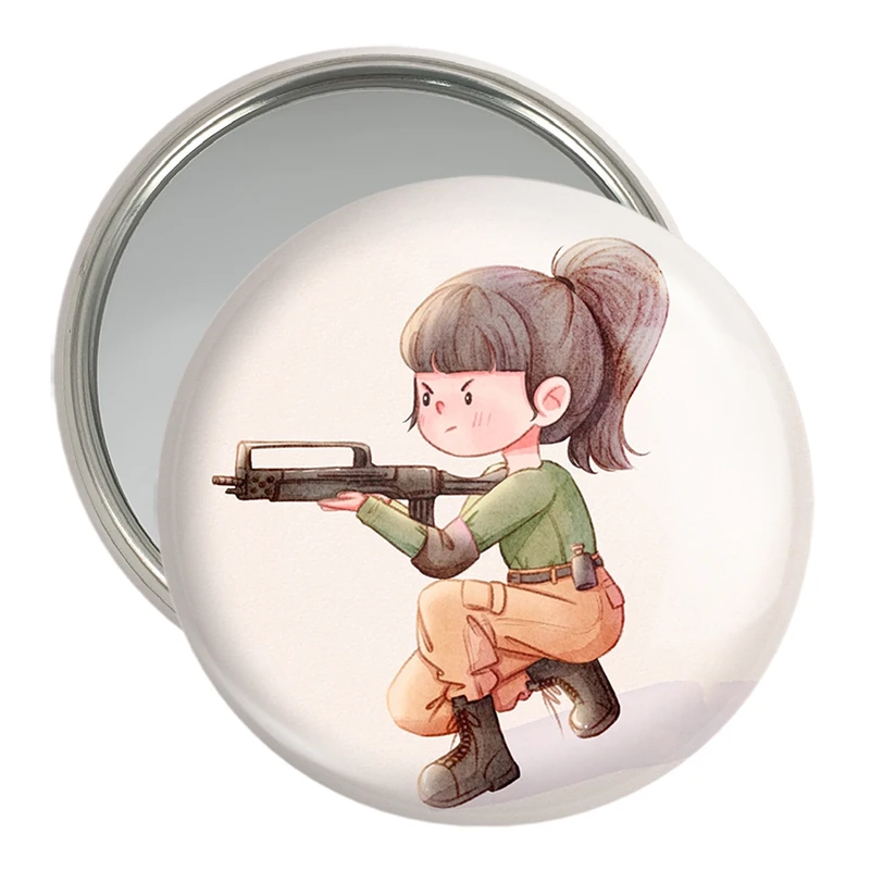 آینه جیبی خندالو مدل دخترانه کودکانه کد 28717