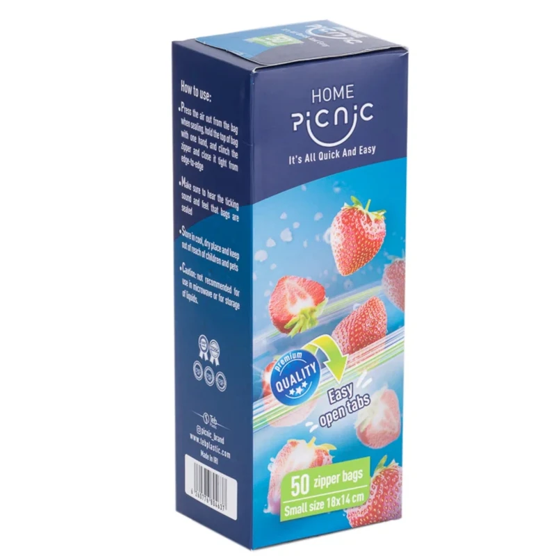 کیسه زیپ دار پیکنیک مدل Small بسته 50 عددی