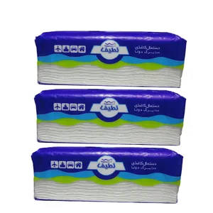 دستمال کاغذی  100برگ لطیف مدل A 300 بسته 3 عددی