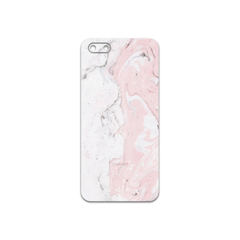 برچسب پوششی ماهوت مدل Blanco-Pink-Marble مناسب برای گوشی موبایل هوآوی Y5 Prime 2018