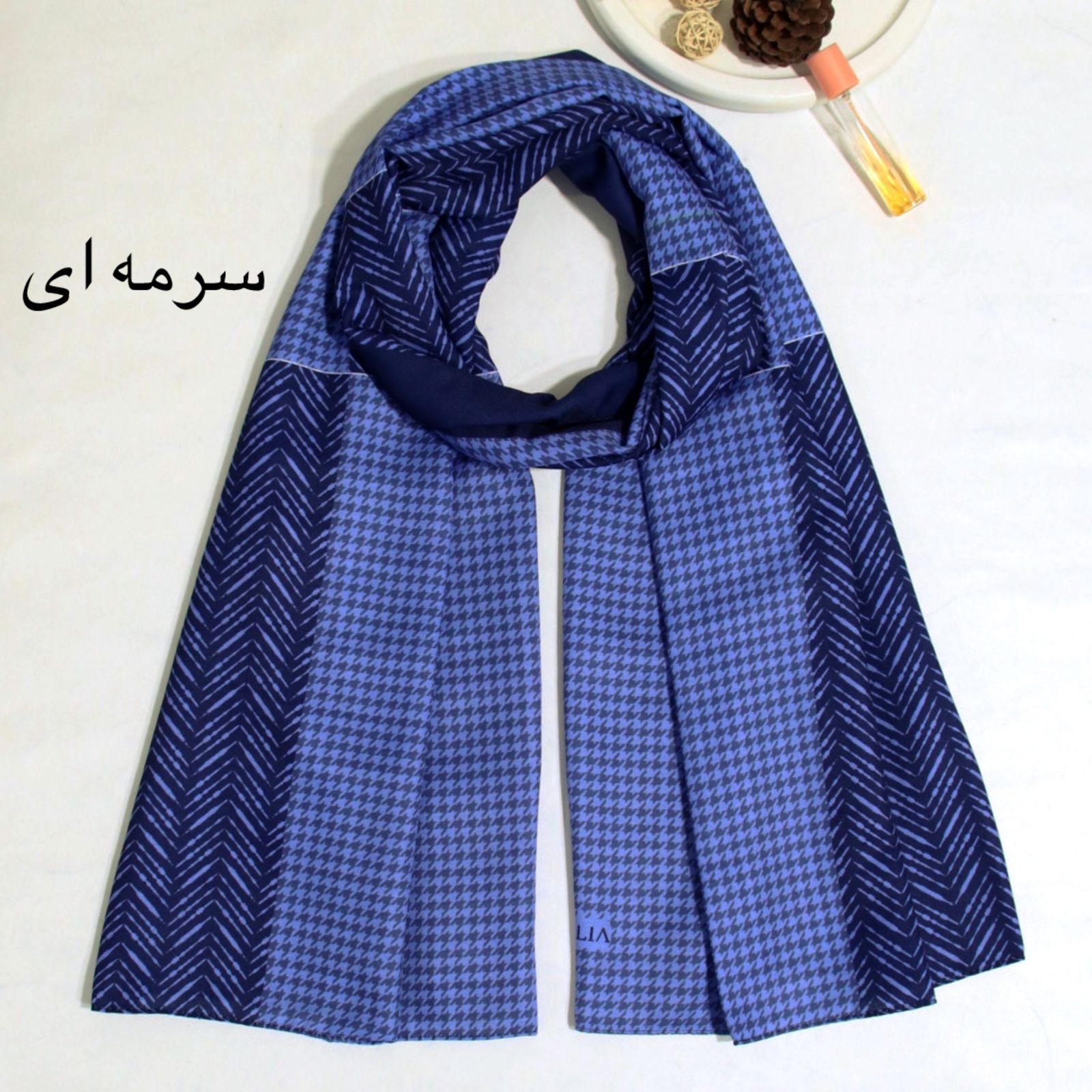 شال زنانه آنالیا مدل کج راه طرح پیچازی کد a-9545 -  - 12