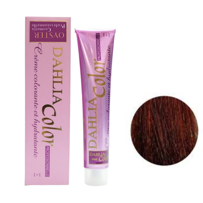 رنگ مو داهلیا مدل paris شماره 6/44 حجم 100 میلی لیتر رنگ بلوند مسی آتشین 