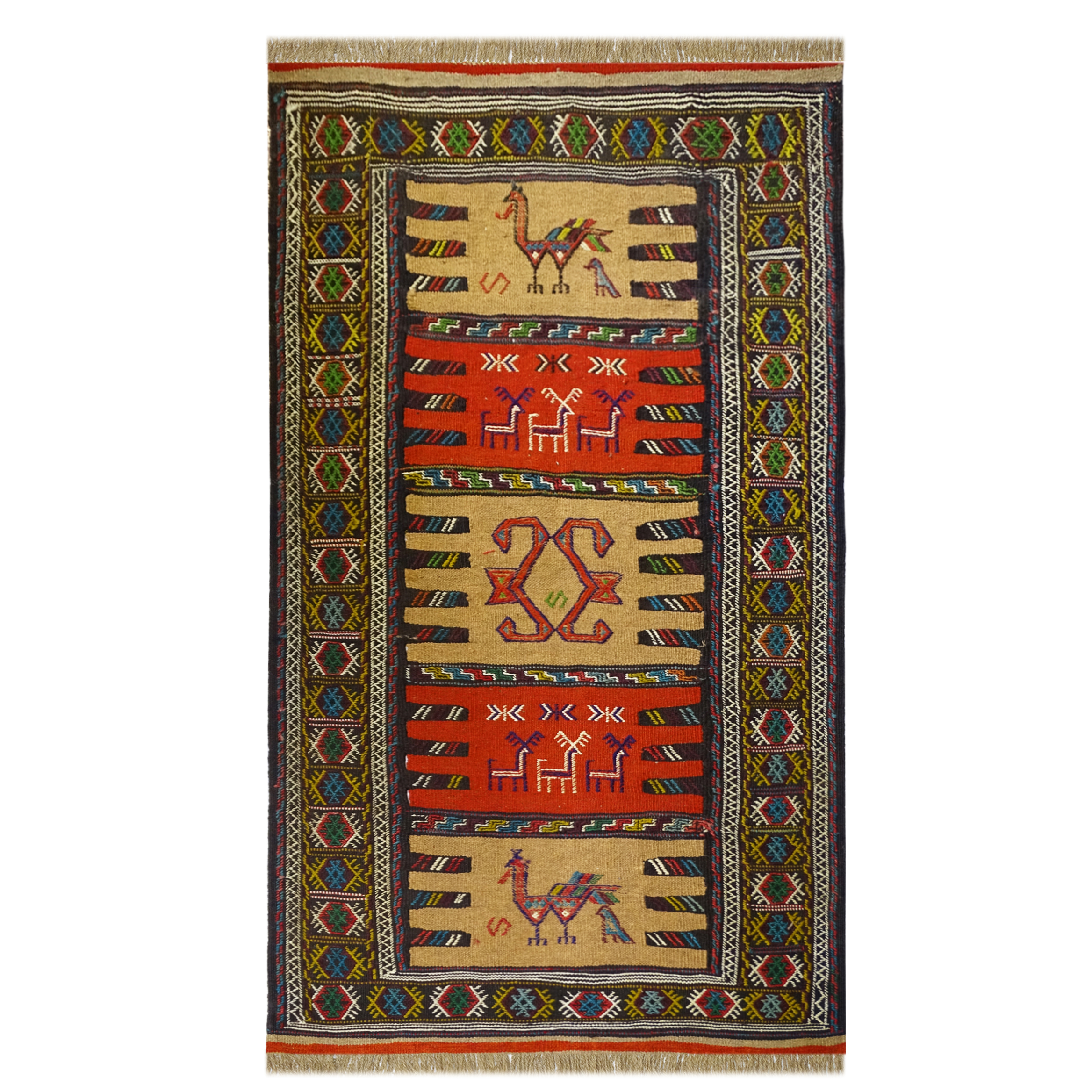 گلیم دستبافت دو متری کد 5031