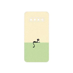 MAHOOT Minimal Internet Cat Icon Cover Sticker for Samsung Galaxy S10