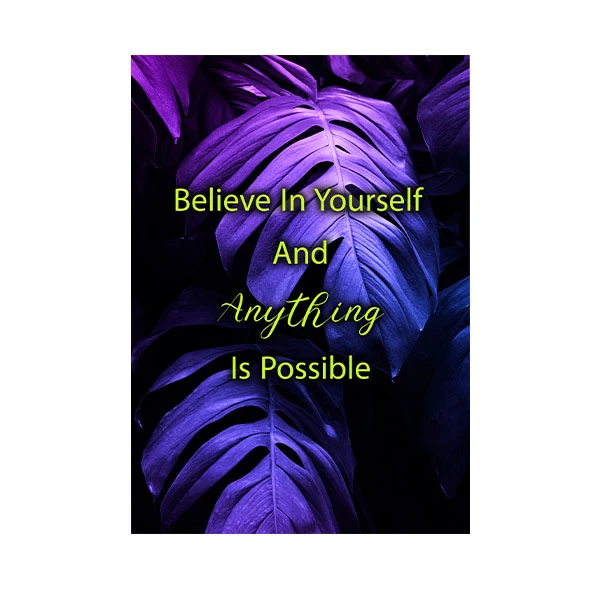 پوستر طرح انگیزشی مدل Believe In Yourself کد 1101