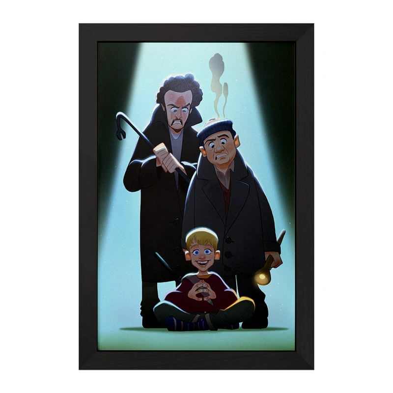 تابلو خندالو مدل تنها در خانه کد F7402