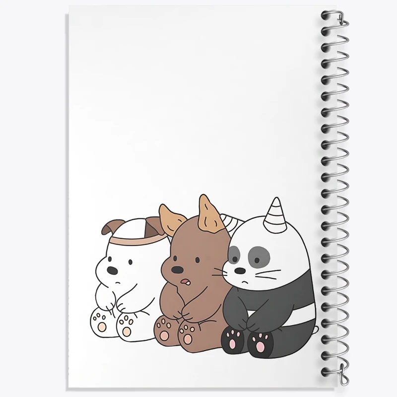 دفتر نقاشی 50 برگ خندالو طرح سه خرس کله پوک کد N3182