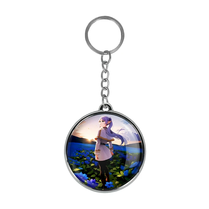 جاکلیدی خندالو طرح انیمه فریرن (Frieren) مدل دوطرفه کد 3396333964