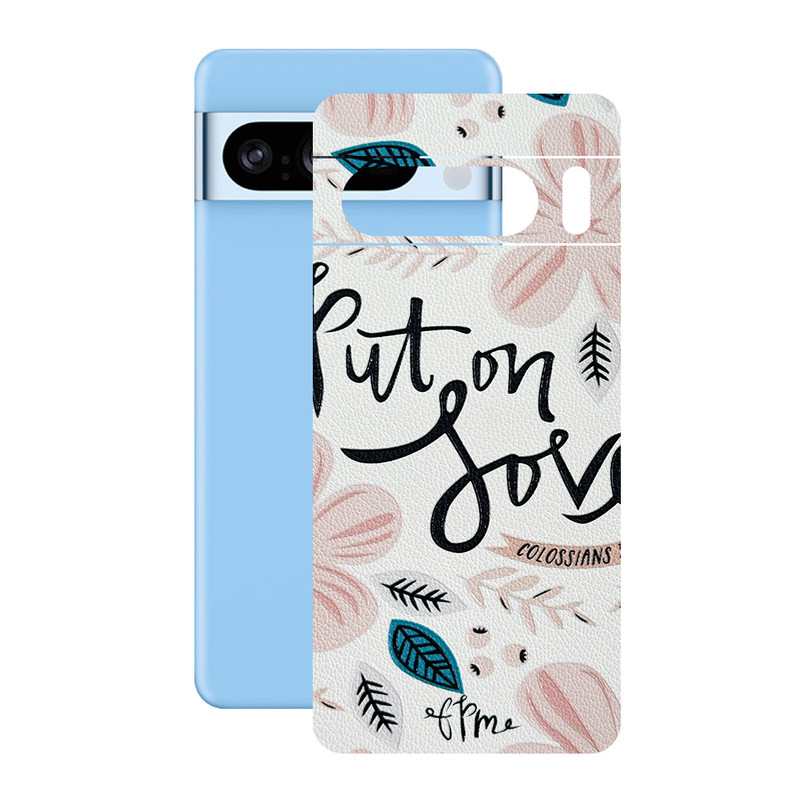 برچسب پوششی ریمکس مدل Leth طرح put on love مناسب برای گوشی موبایل گوگل Pixel 8 Pro