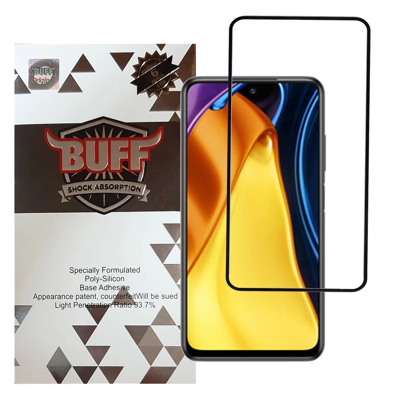 محافظ صفحه نمایش 5D بوف مدل F33 مناسب برای گوشی موبایل شیائومی Poco M3 Pro 4G / Poco M3 Pro 5G / Redmi Note 10 5G/ Redmi Note 10T 4G / Redmi Note 10T 5G 