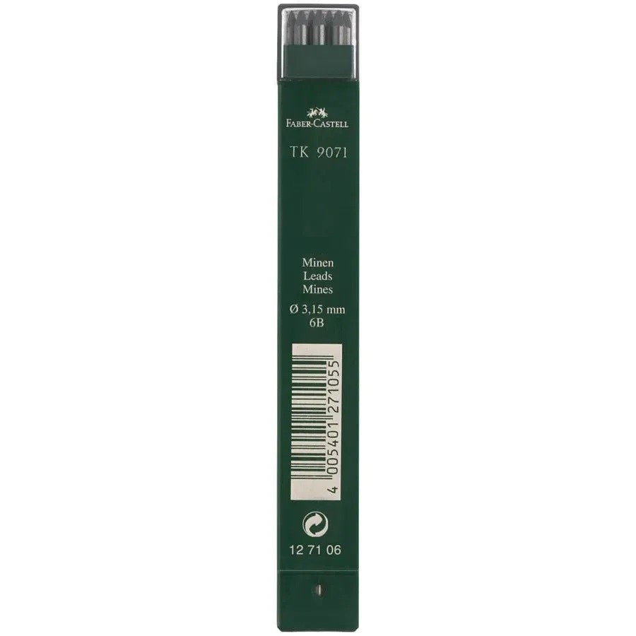 نوک مداد نوکی 3.15 میلی متری فابر کاستل مدل TK 9071 بسته 6 عددی