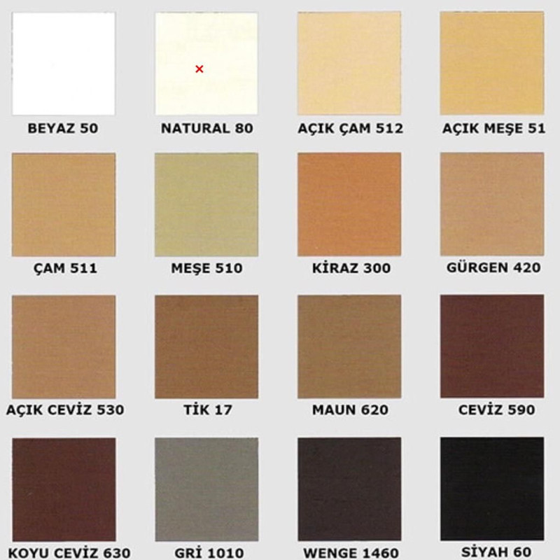 رنگ چوب پوششی کرم نچرال اکرلیک ارتدکو مدل AK80 حجم 140 میلی لیتر