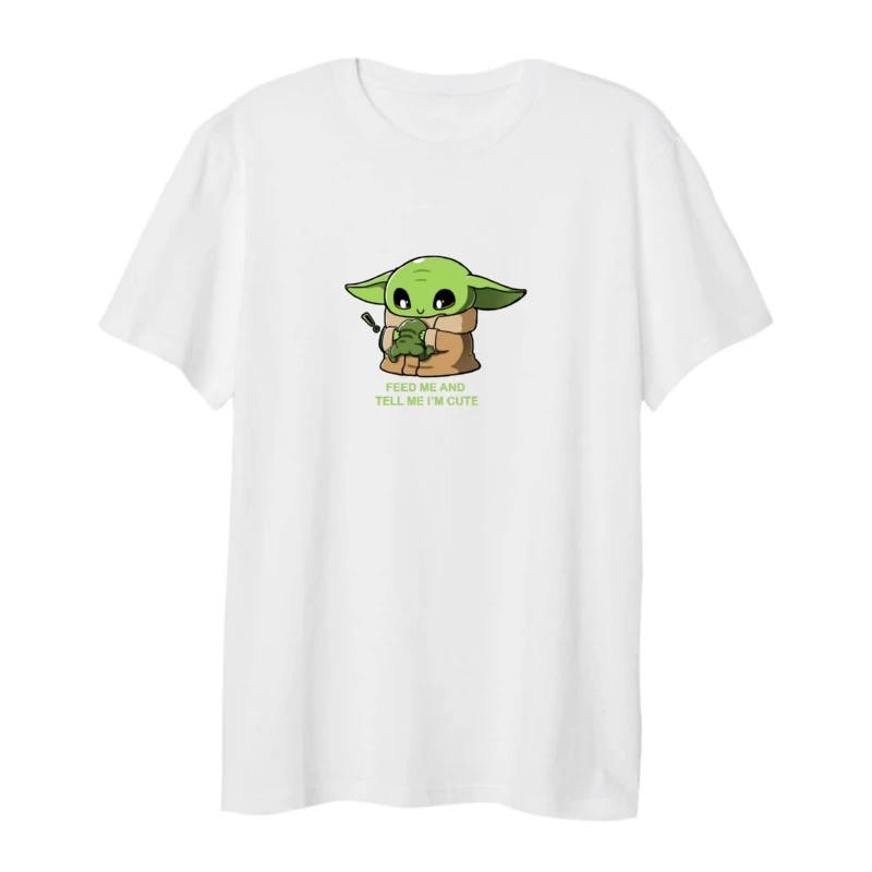 تی شرت لانگ زنانه مدل بیبی یودا کد۱۱