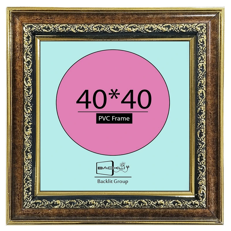 قاب عکس بکلیت مدل گلدار دیواری سایز 40×40 سانتی متر