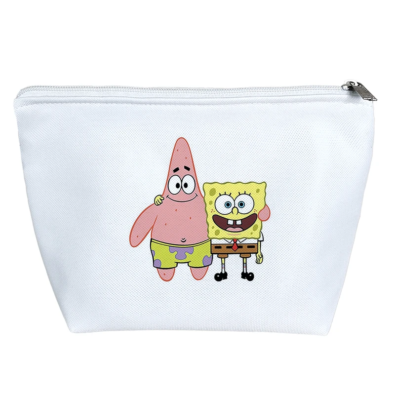 کیف لوازم آرایش دخترانه خندالو مدل پاتریک و باب اسفنجی کد 303