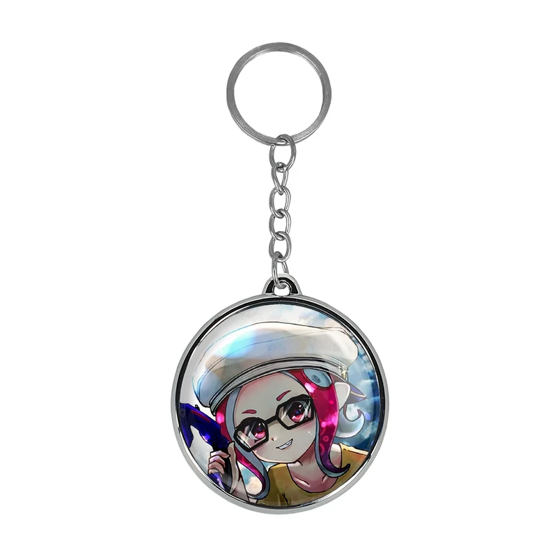 جاکلیدی خندالو طرح بازی اسپلاتون (Splatoon) مدل دوطرفه کد 3333433335