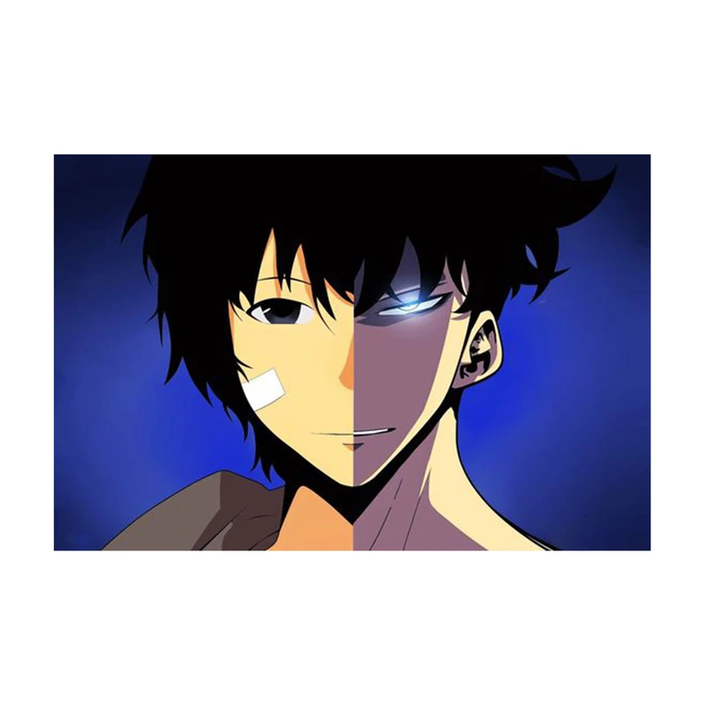 استیکر لپ تاپ و موبایل مدل انیمه طرح سولو لولینگ سونگ جین وو solo leveling sung jin woo کد 517