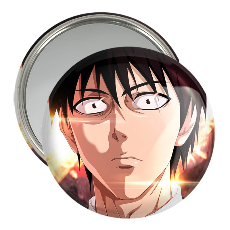 آینه جیبی خندالو مدل سایتاما انیمه مرد تک مشتی One Punch Man  کد 11355