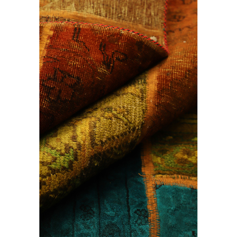 کلاژ فرش دستباف چهار متری مدل وینتیج کد 4101175