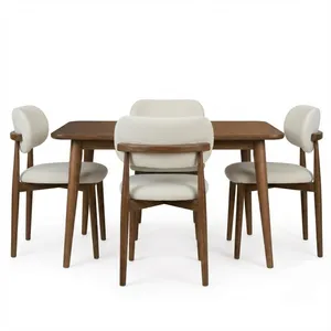 میز و صندلی ناهارخوری چهار نفره مدل دنیز