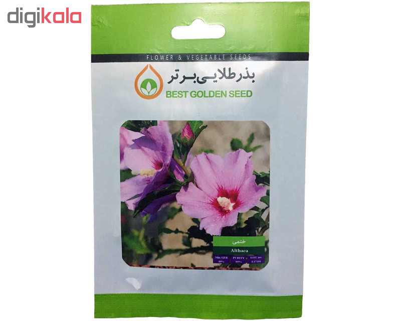 بذر گیاه دارویی گل ختمی بذر طلایی برتر کد BZT-107