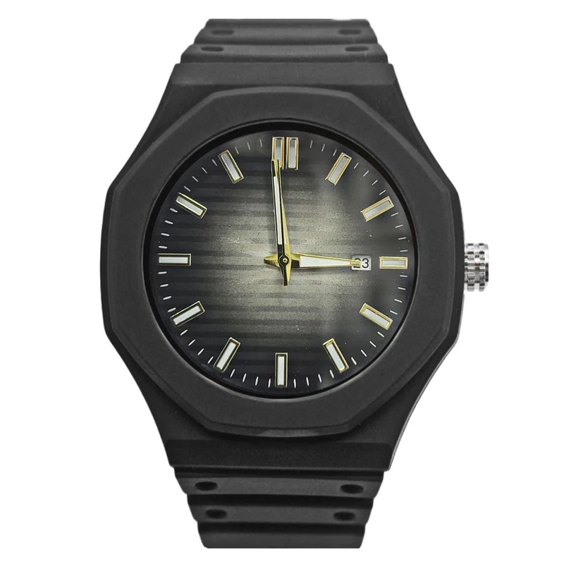 ساعت مچی عقربه‌ای کوارتز مردانه مدل بند پیو ضد آلرژی کد 110