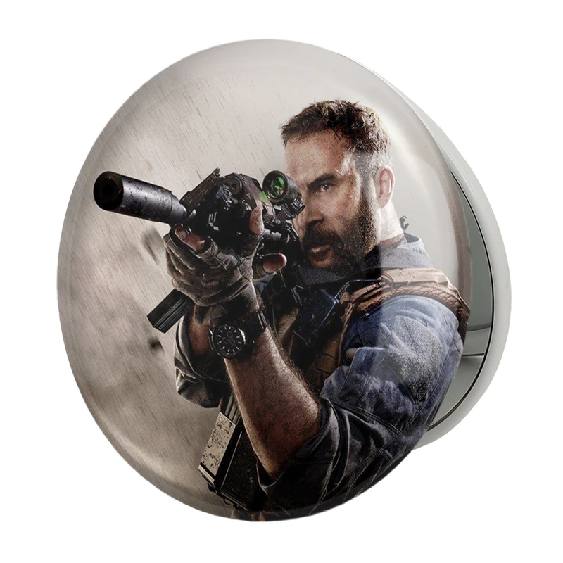 آینه جیبی خندالو طرح کاپیتان پرایس ندای وظیفه Call of duty مدل تاشو کد 30785