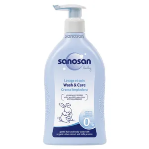 شامپو بچه سانوسان مدل Wash  Care حجم 400 میلی لیتر