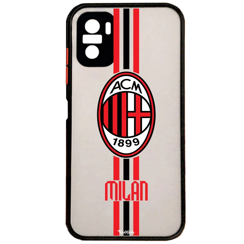 کاور طرح A.C Milan مناسب برای گوشی موبایل شیائومی Poco F3 