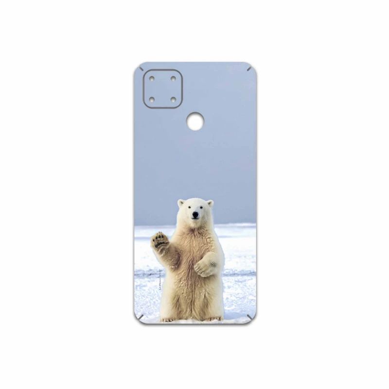 برچسب پوششی ماهوت مدل Polar-bear مناسب برای گوشی موبایل ریلمی C25s