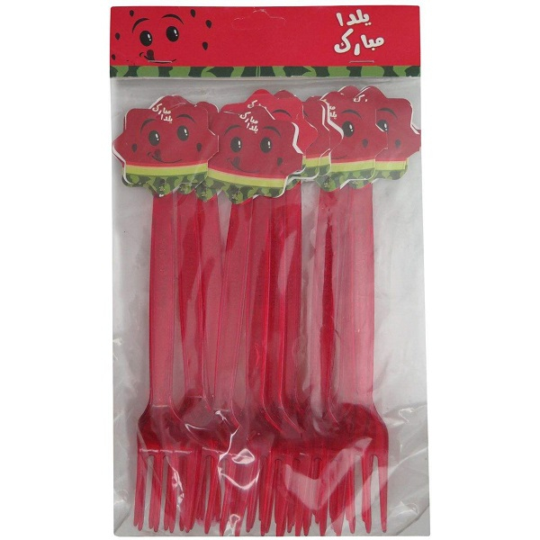 چنگال یکبار مصرف مدل CH4 بسته 10 عددی