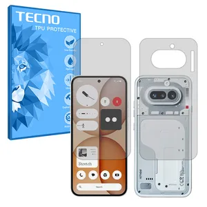 Tecno Hydrogel model Matte Screen Protector for Nothing Phone 4a mobile phone along with the back protector