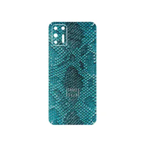MAHOOT Blue Snake Skin Cover Sticker for Motorola Moto G9 Plus