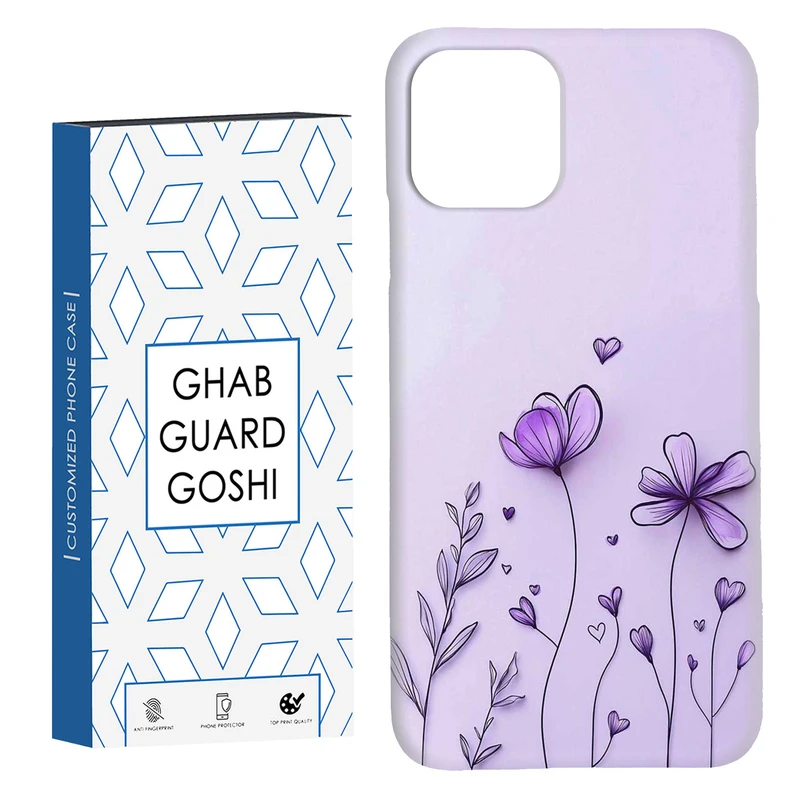 کاور قاب گارد گوشی طرح گل کد Dimo-861 مناسب برای گوشی موبایل اپل IPHONE 11 PRO MAX