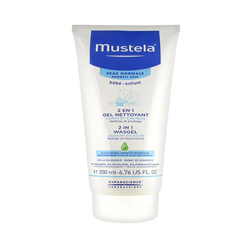 ژل شستشو دهنده سر و بدن کودک موستلا مدل Gel Nettoyant حجم ۲۵۰ میلی لیتر