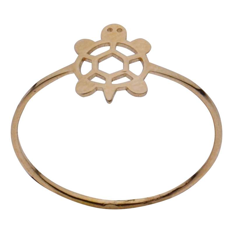 انگشتر طلا 18 عیار دخترانه مایا ماهک مدل MR1120 طرح لاکپشت