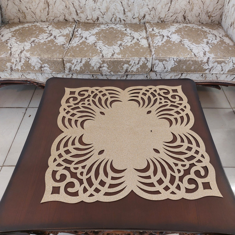 ست رومیزی سه تکه طرح آرکاد مدل نسیم کد 5830