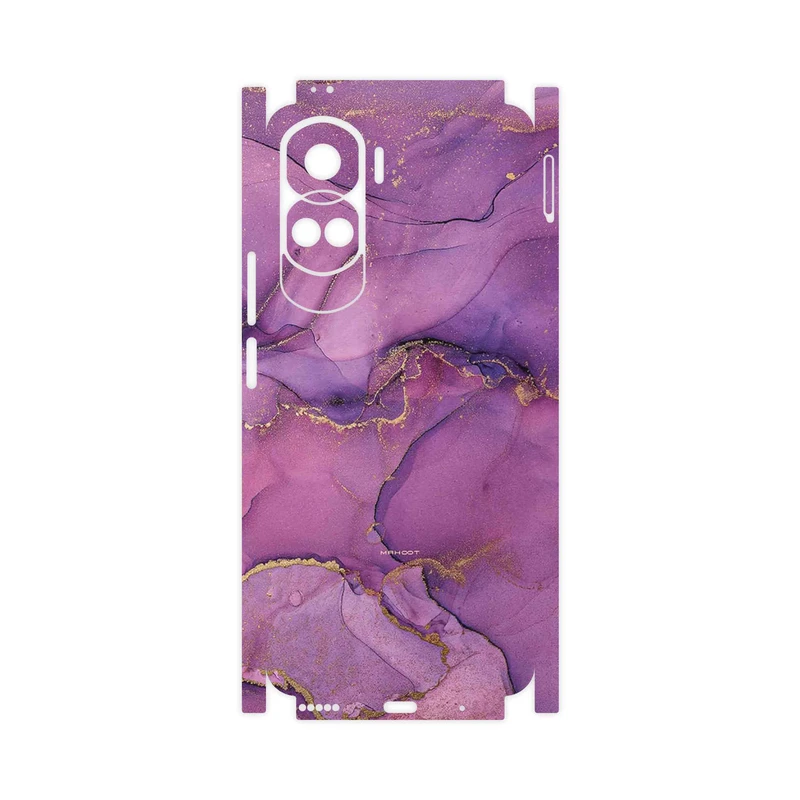 برچسب پوششی ماهوت مدل Purple Marble-FullSkin مناسب برای گوشی موبایل آنر 90 Lite
